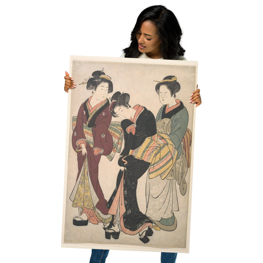 Two Geisha Metal Print